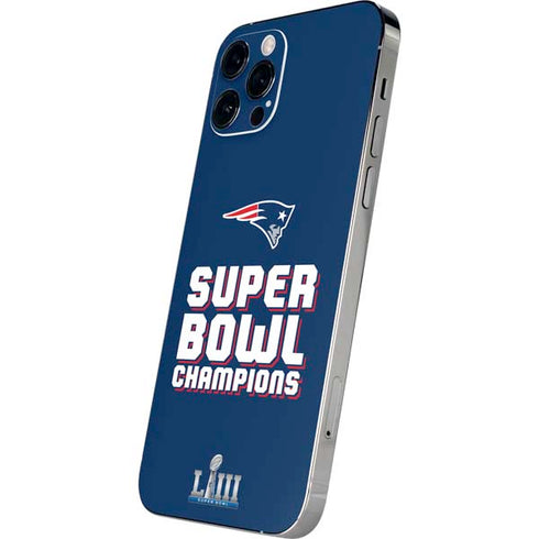NFL Patriots Super Bowl LIII Champions iPhone 12 Pro Skin